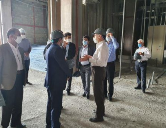 CEO's visit to the hospital project