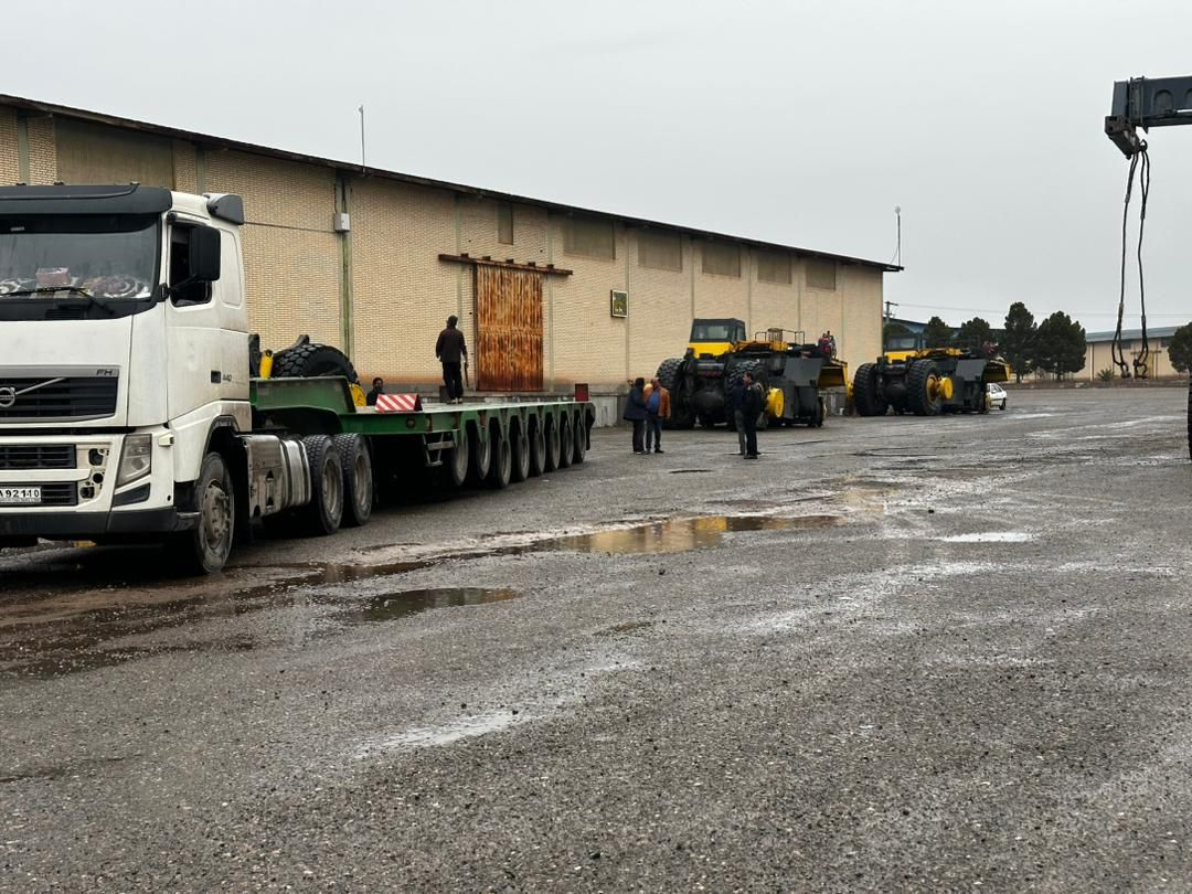 Five dump trucks arrive at regional warehouses