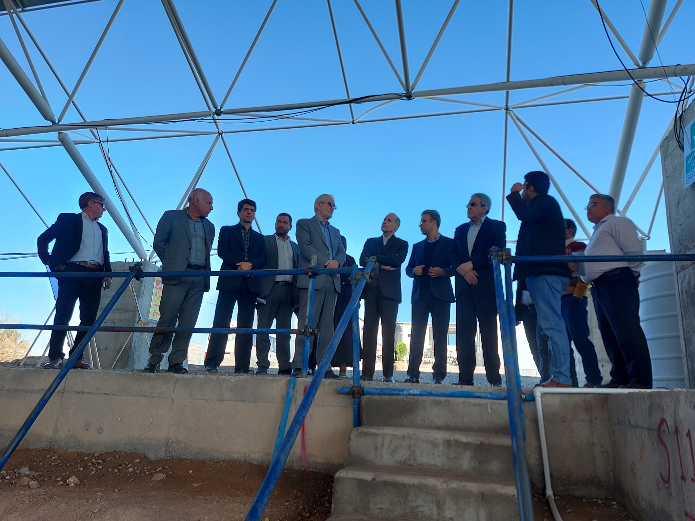 Kerman Civil Engineering Organization Board Members Visit the Region