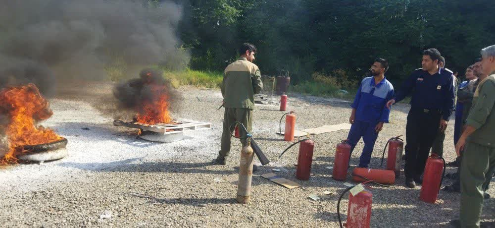 Conducting a Firefighting Training Workshop at the Roberte Factory.