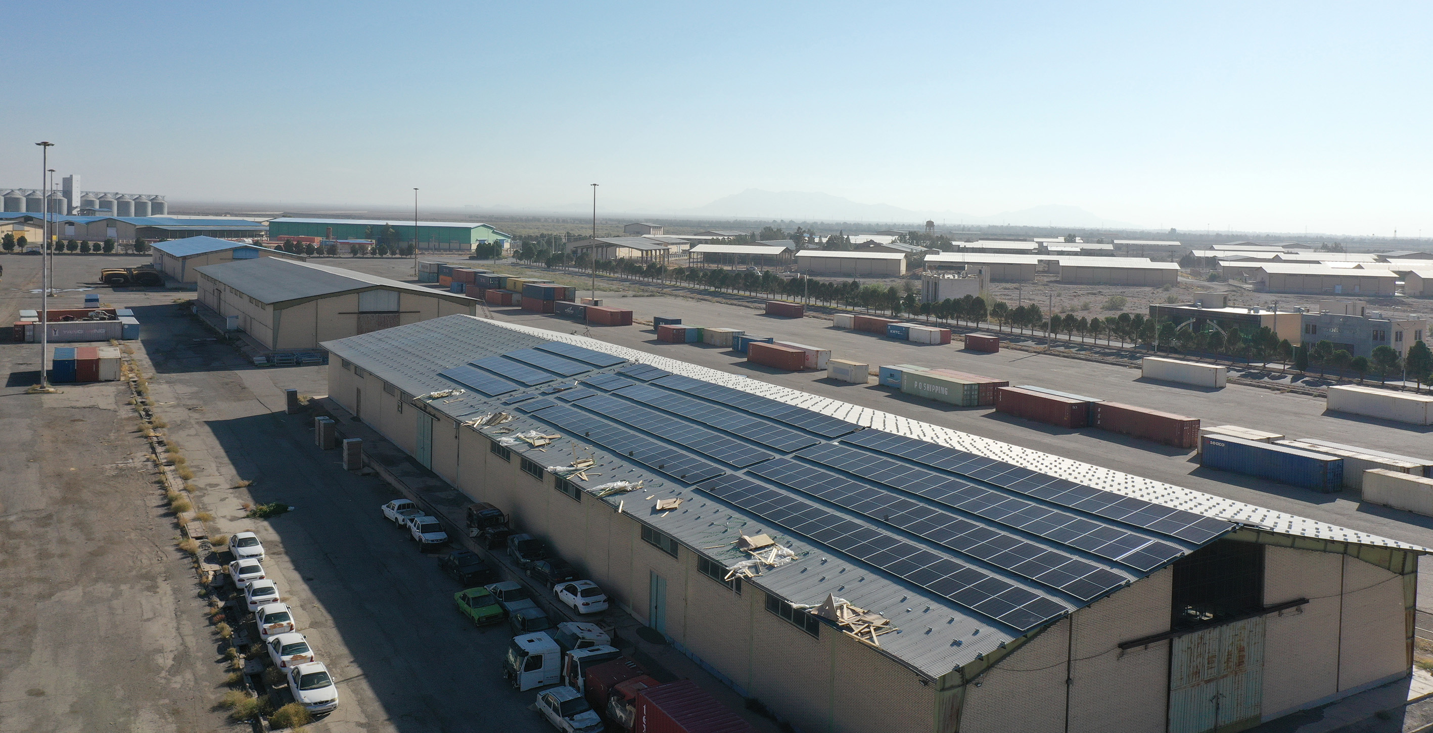 Construction of a solar power plant in a special zone