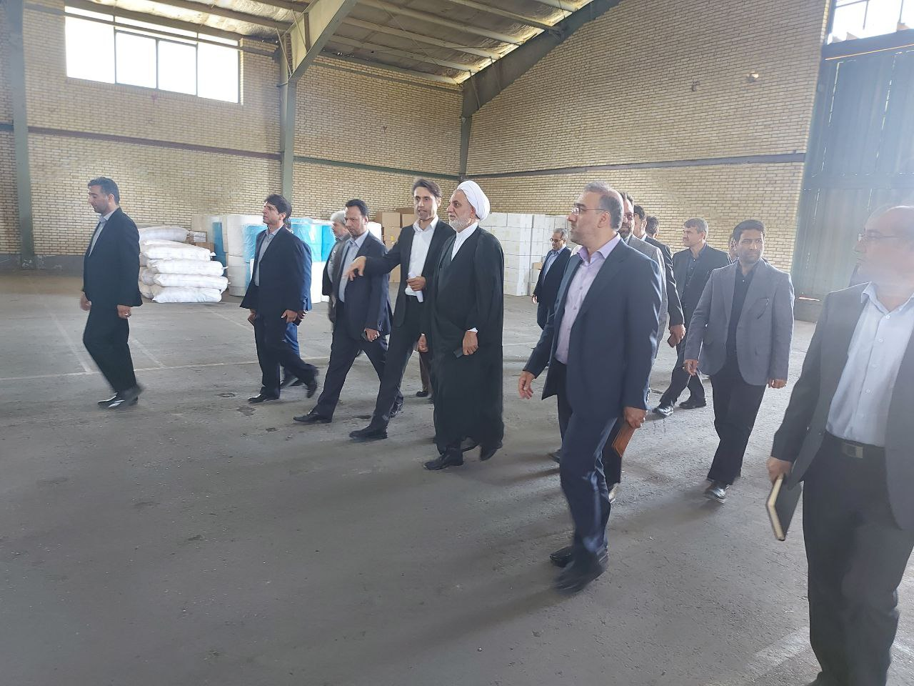 The visit of the head of justice of Kerman province to the region