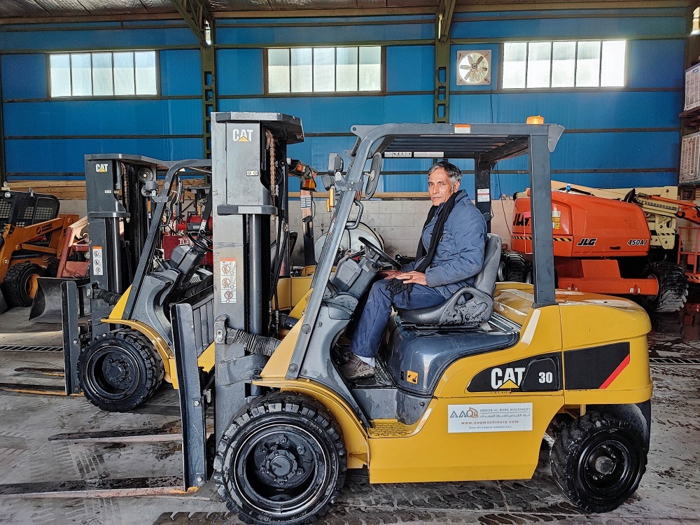 Added three forklifts to the region's transportation fleet