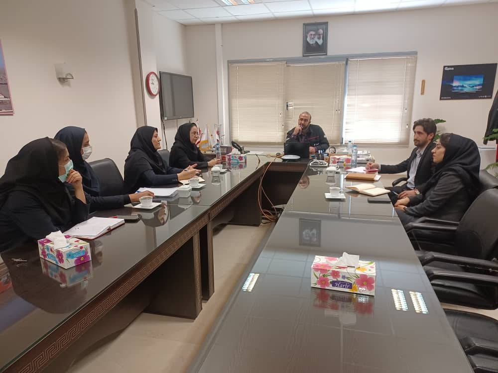 Visit to members of the corresponding committee of health services in the region