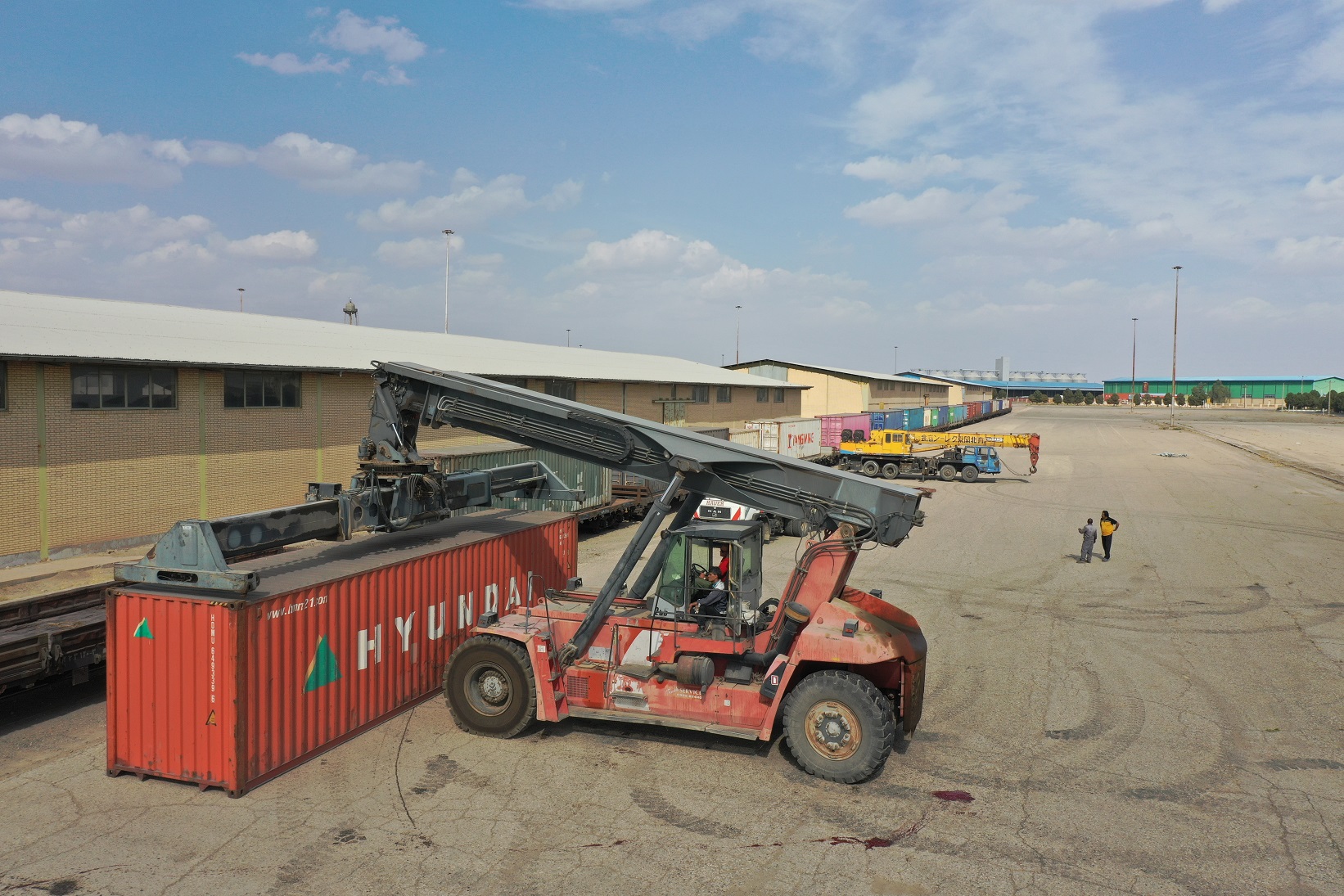 The arrival of 570 tonnes of brown rice in the zone