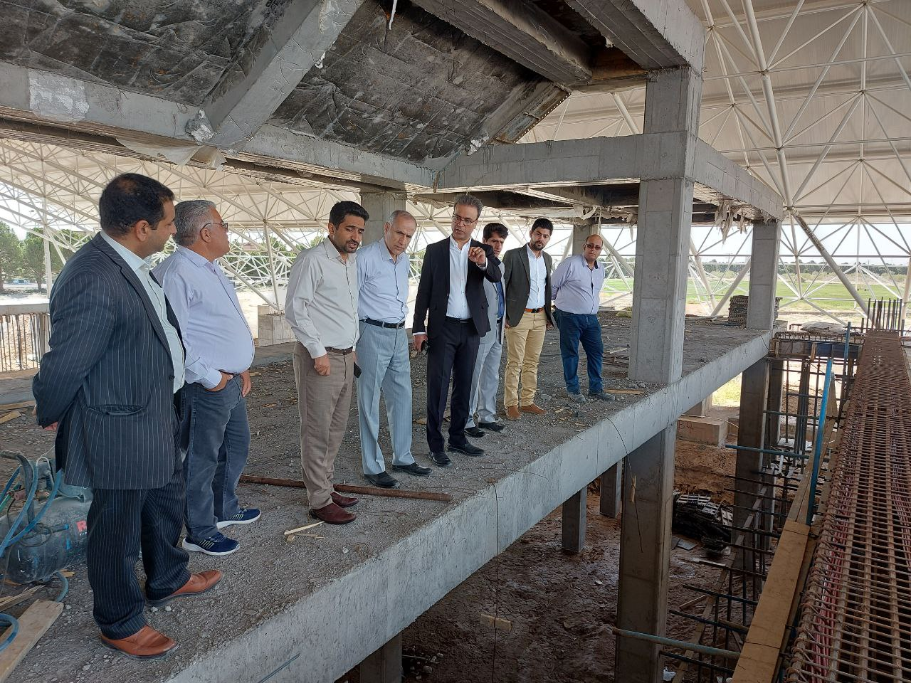 The CEO of the Civil Organization visited the progress of construction projects